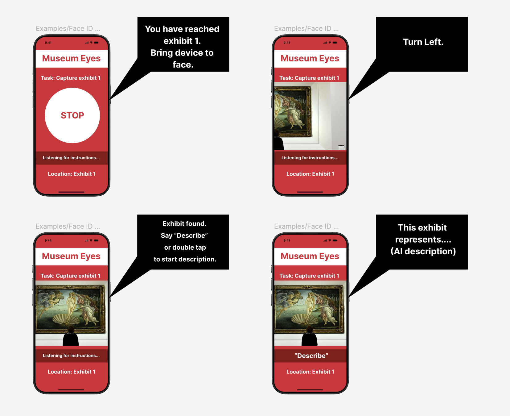 Prototype view 2: Side view of the Museum Eyes device